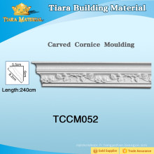 Matériel Tiara moulures en polyuréthane pour le coin mural intérieur